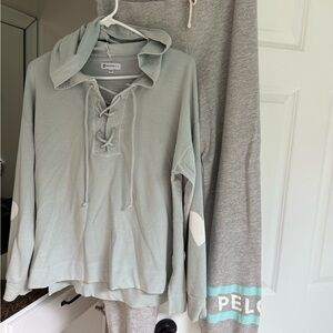 Peloton Gray and Cream Apparel
